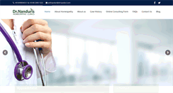 Desktop Screenshot of drnanduri.com